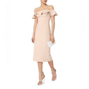 Xscape Pink Long Length Dress Size 4